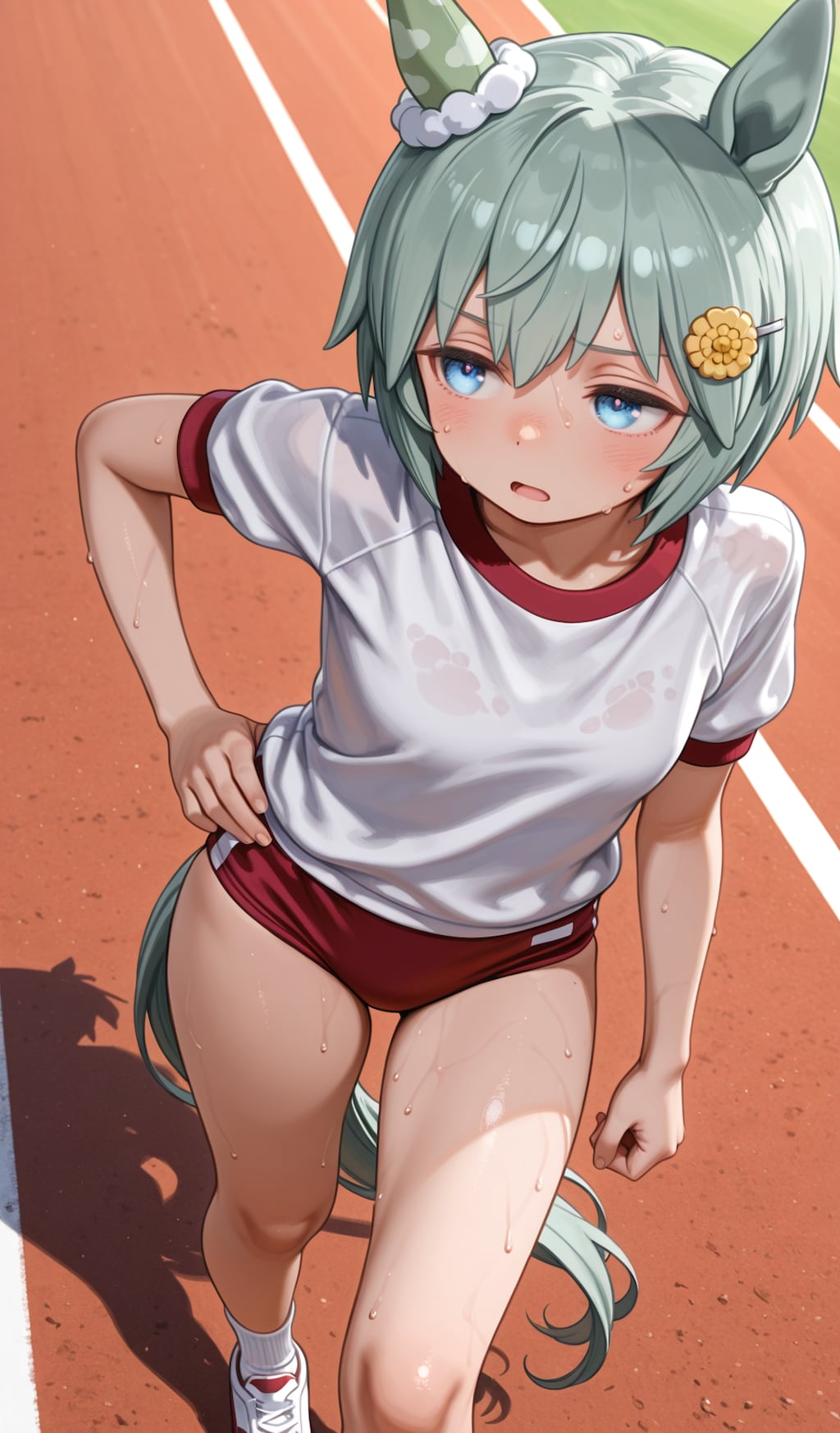 汗だく