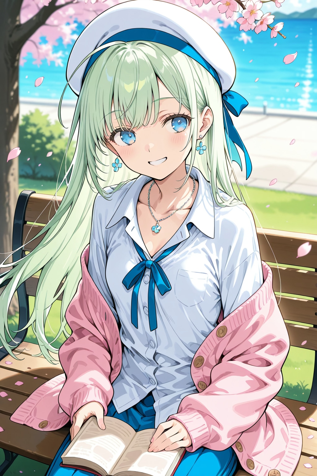 公園で読書