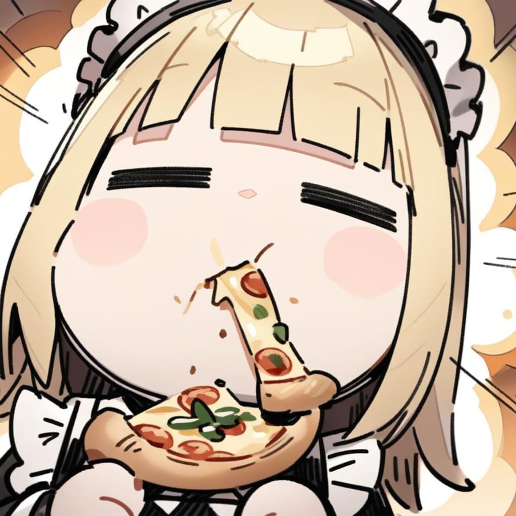 🍕行く先知らずのメイドちゃん、おピッツァもぐもぐ徒歩の旅🍕