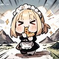🍕行く先知らずのメイドちゃん、おピッツァもぐもぐ徒歩の旅🍕 4枚目