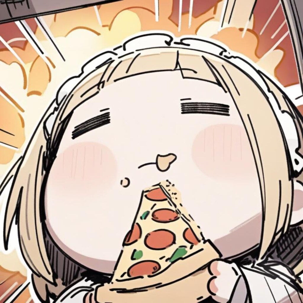🍕行く先知らずのメイドちゃん、おピッツァもぐもぐ徒歩の旅🍕