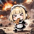 🍕行く先知らずのメイドちゃん、おピッツァもぐもぐ徒歩の旅🍕 5枚目