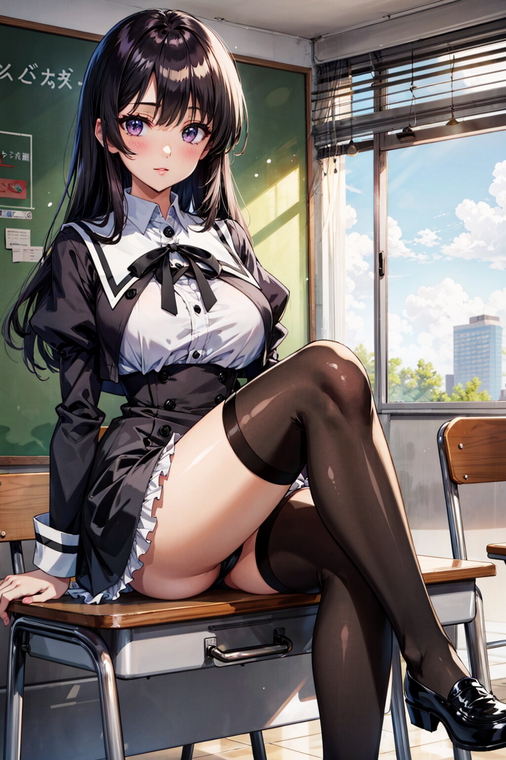 黒髪JK「ちゃんと話聞いている？」