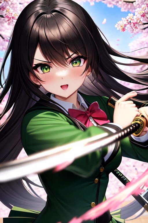 桜花流剣術！