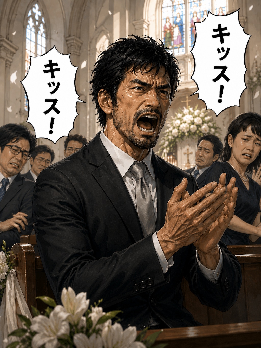 迷惑な参列者