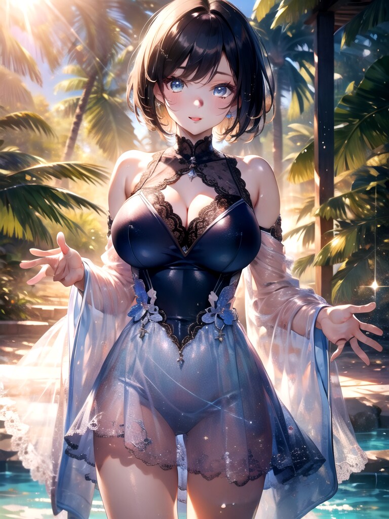 水着と女子高校生と | の人気AIイラスト・グラビア