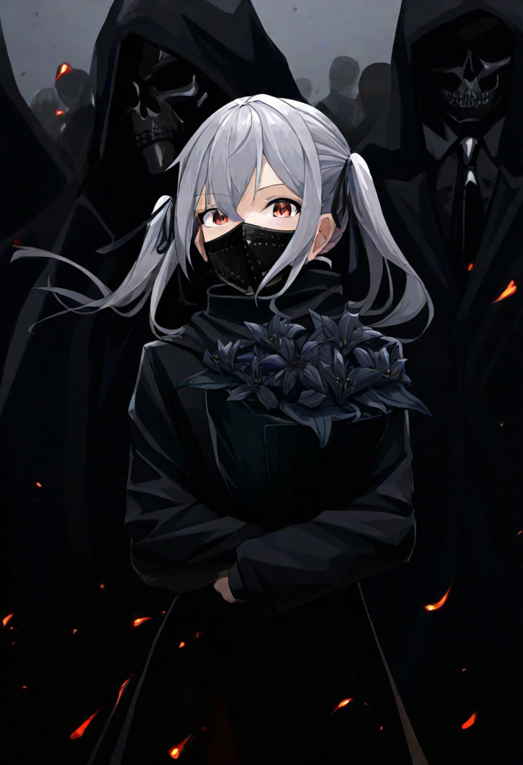 君に黒百合の花束を