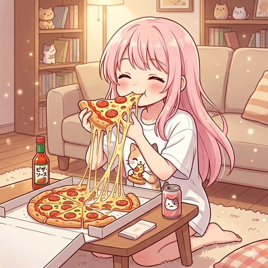ピザうまうま | の人気AIイラスト・グラビア