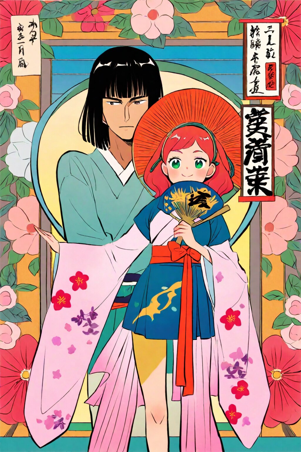 浮世絵風ふぁんたづちっくじゃぱにーずびゅーてぃふるがーる