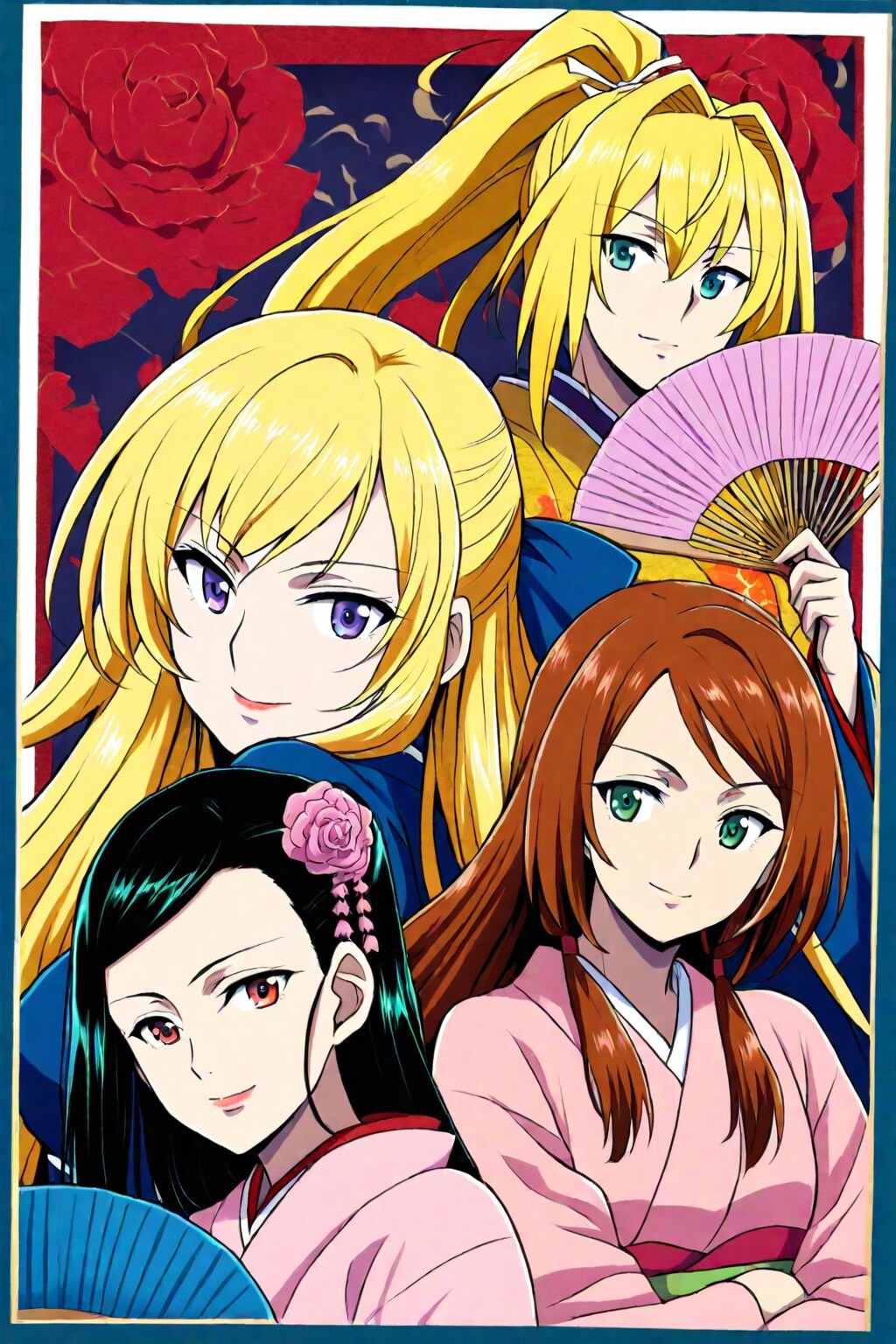 浮世絵風ふぁんたづちっくじゃぱにーずびゅーてぃふるがーる