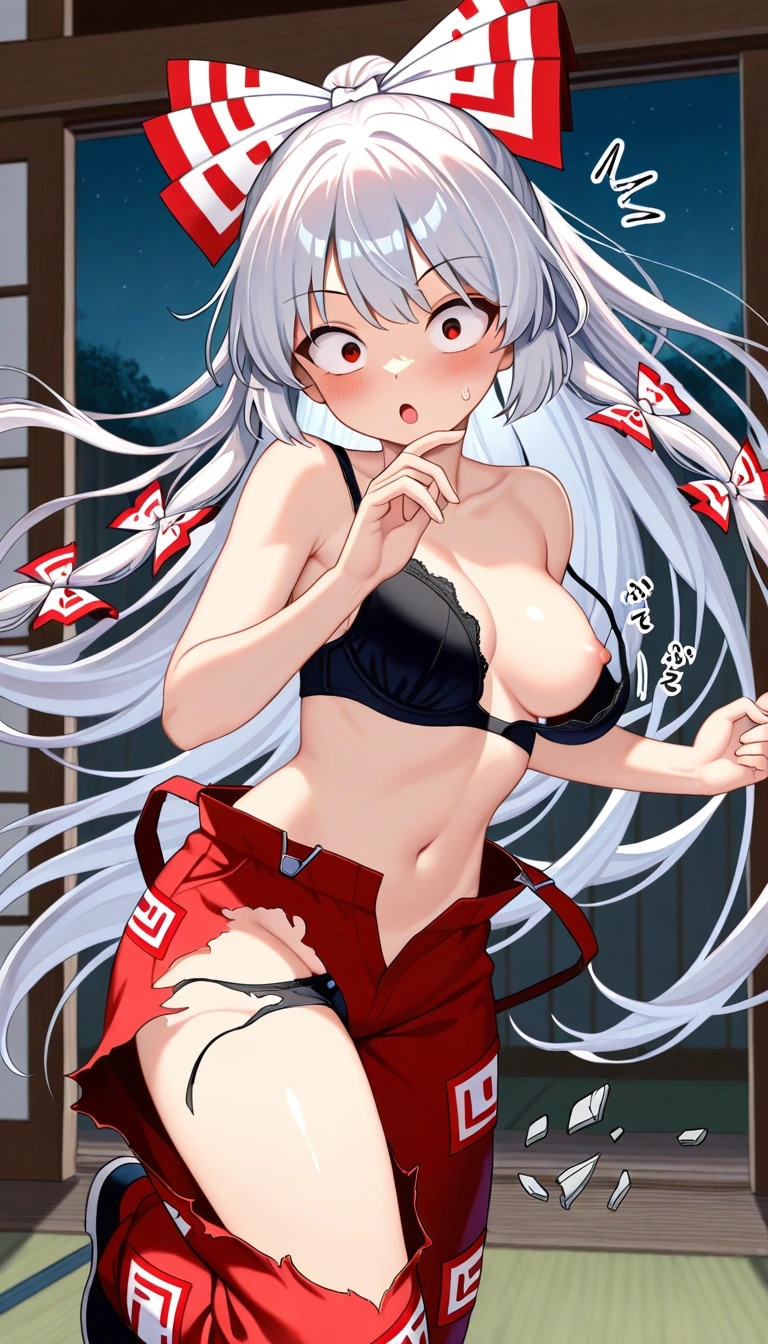 藤原妹紅　服ビリ