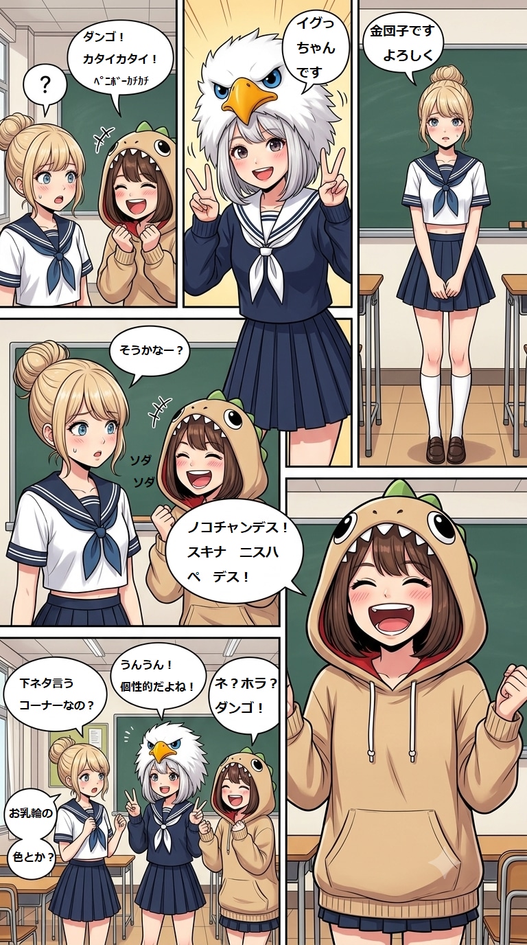 ノコと金団子　自己紹介編 | の人気AIイラスト・グラビア