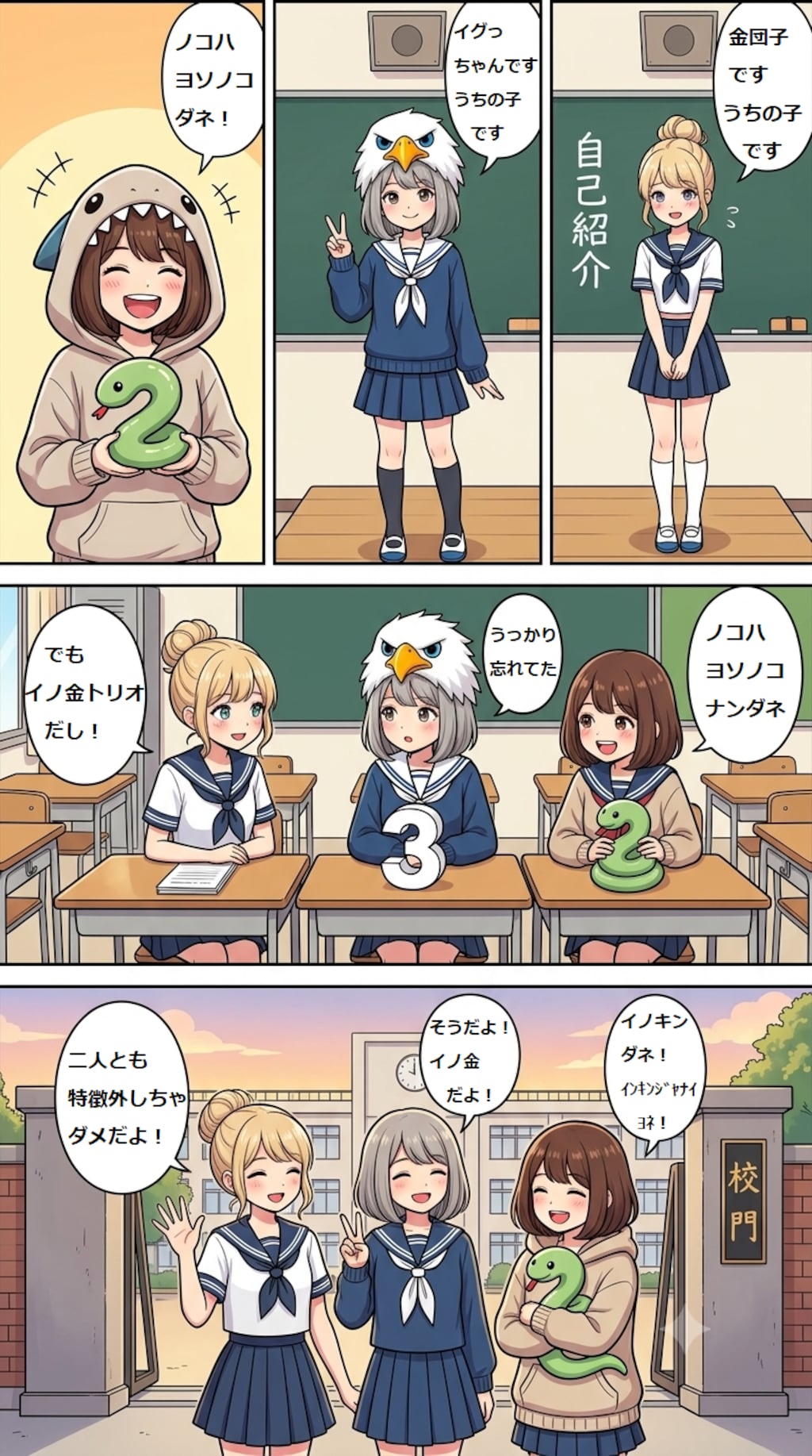 ノコと金団子　自己紹介編