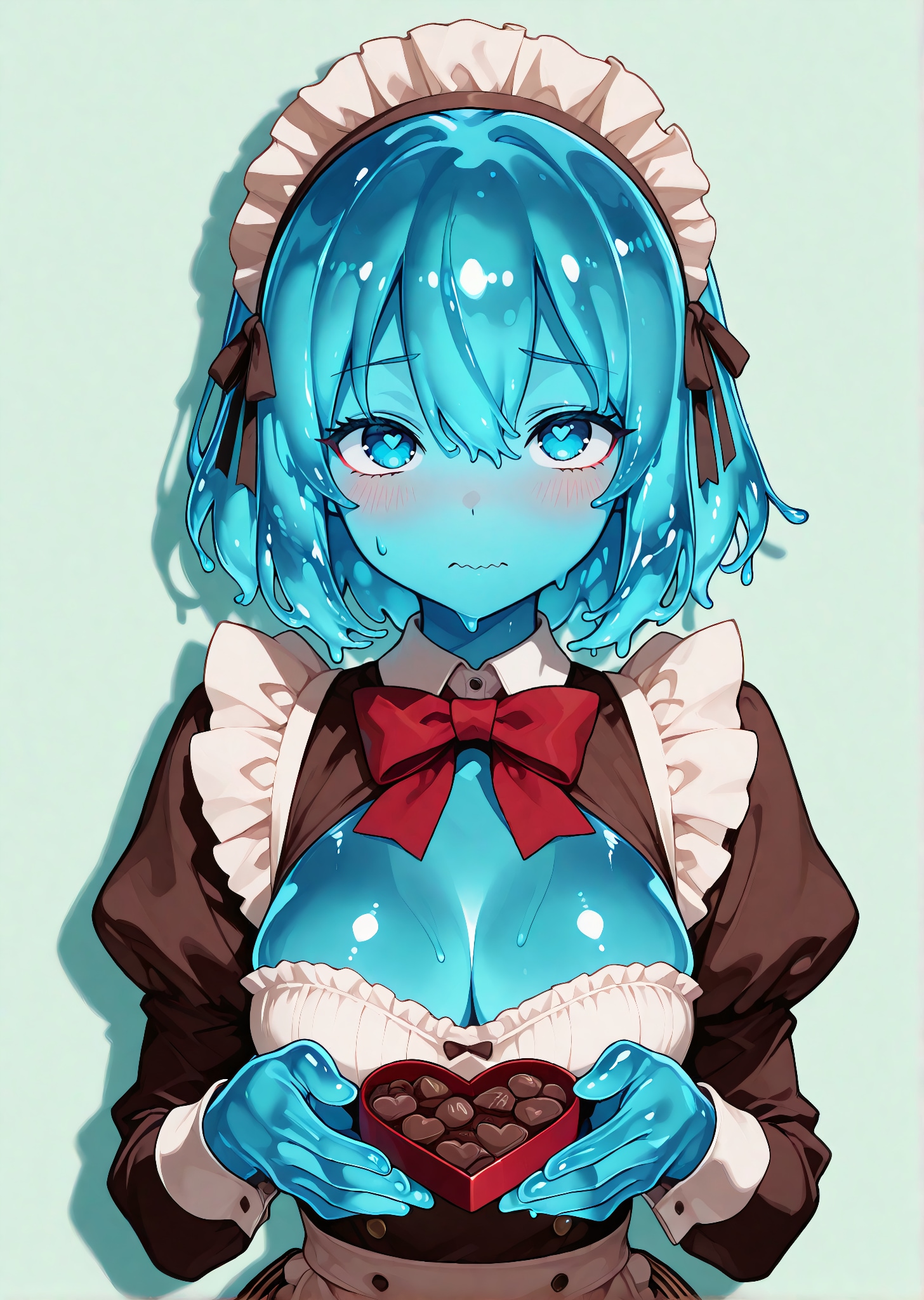 チョコどうぞ🍫 | サファイア | の人気AIイラスト・グラビア