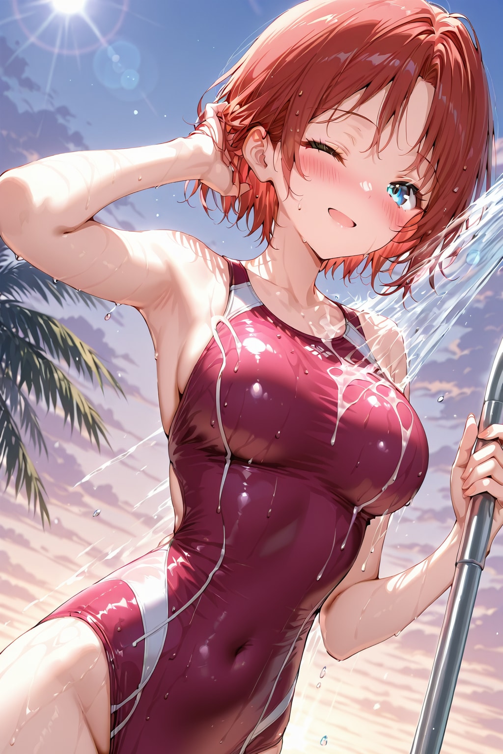 水浴び