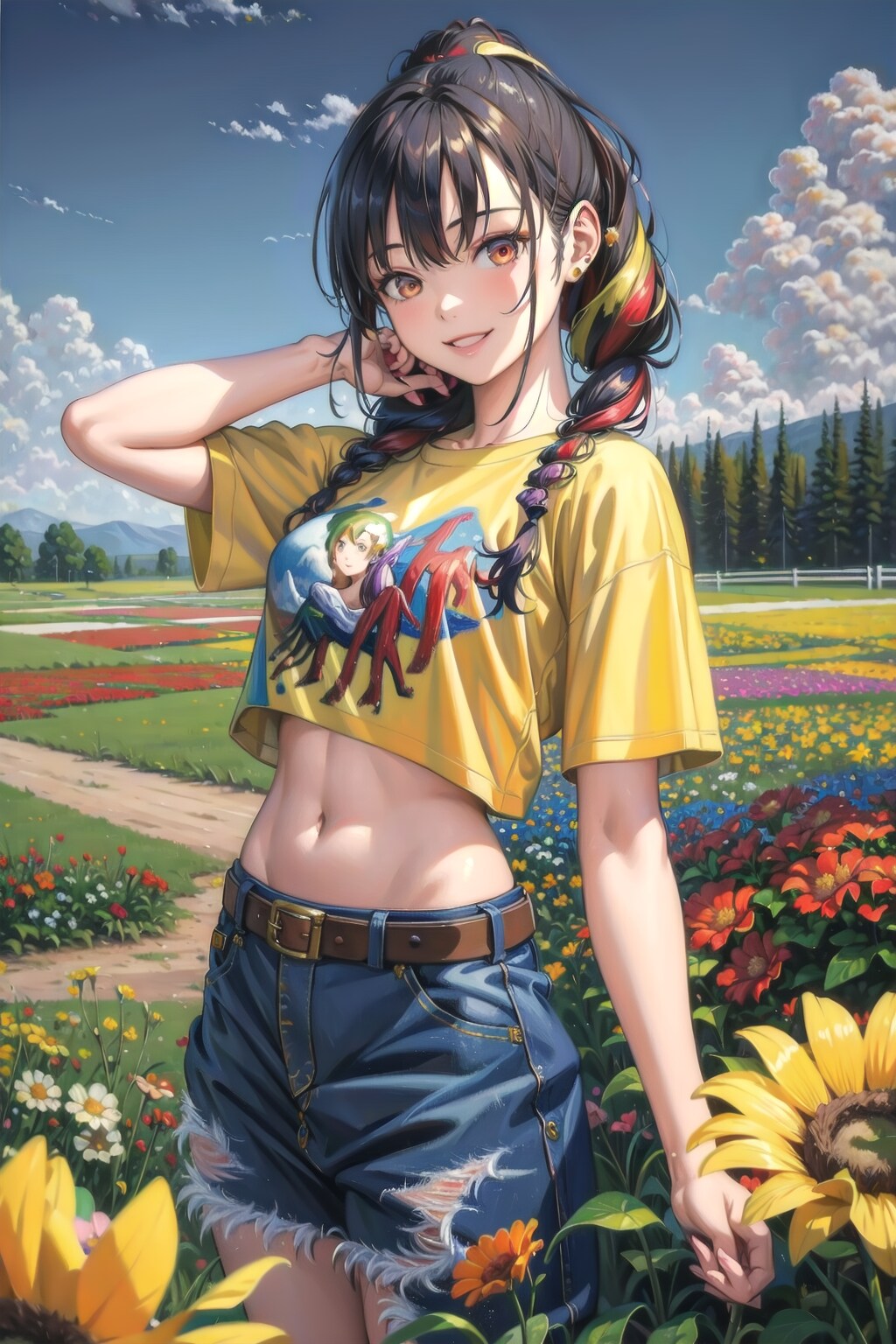 実験：油絵(oil painting style)