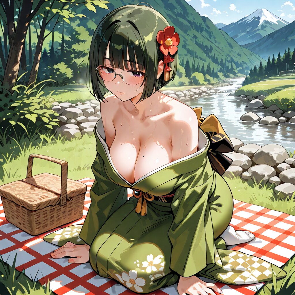 手を伸ばすのは弁当か柔肌か