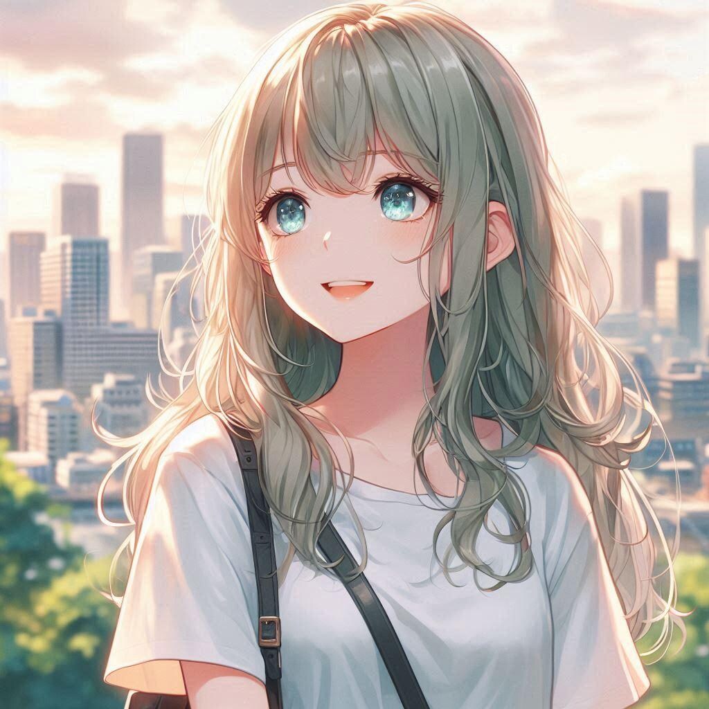 都会の女の子 city girl