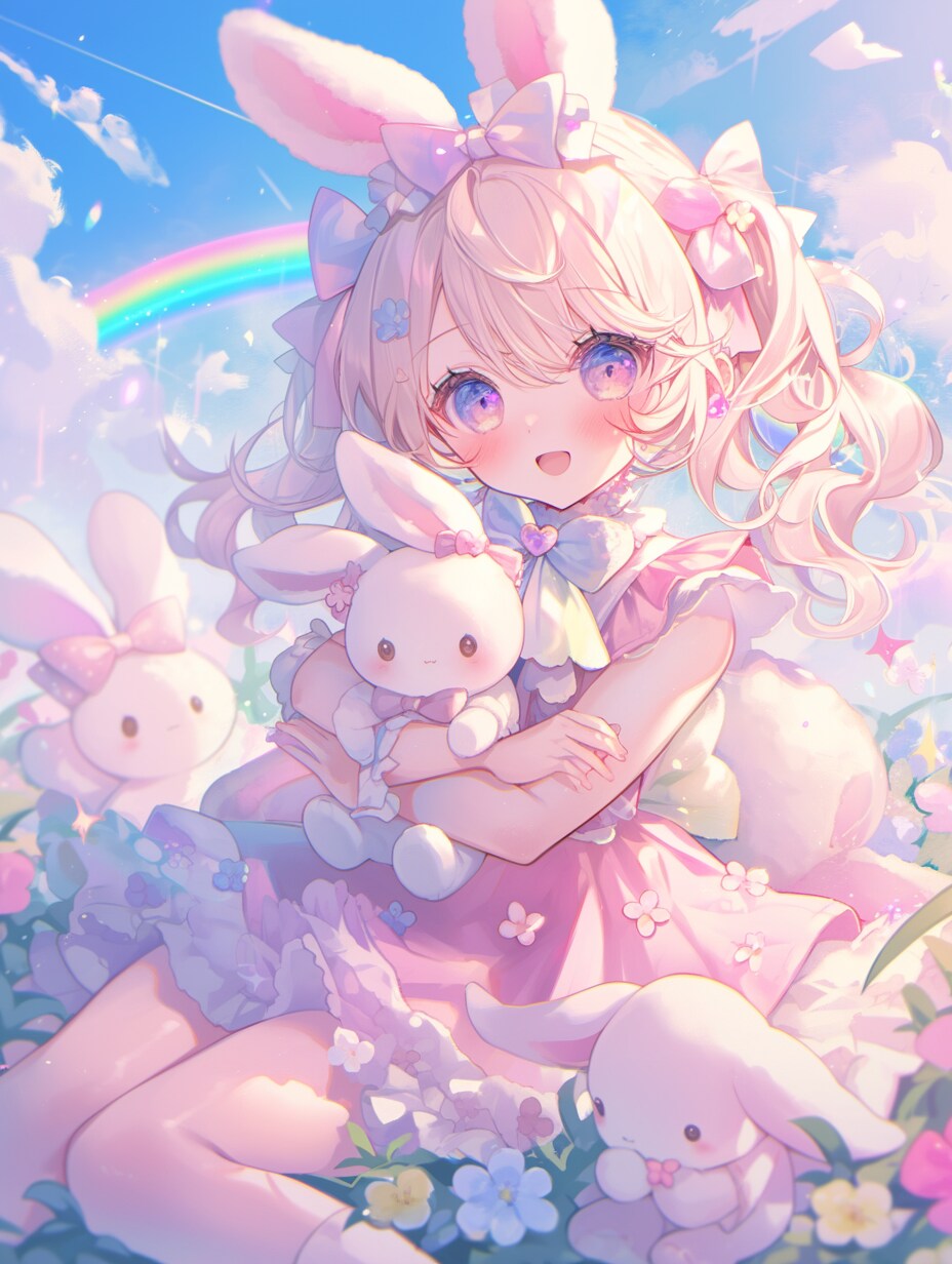 うさぎ耳のリリとパステルの世界