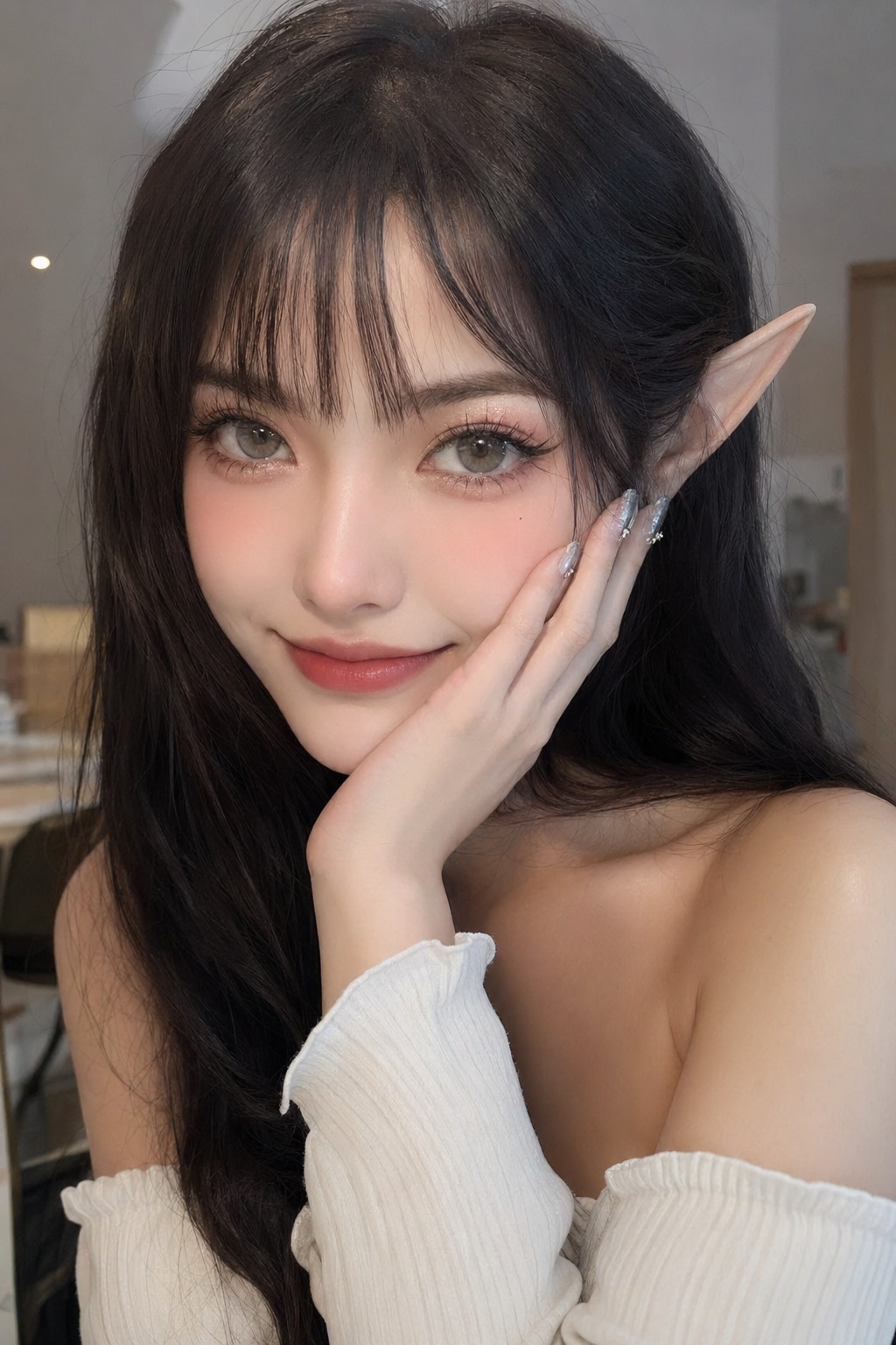 シルバーネイルのエルフちゃん