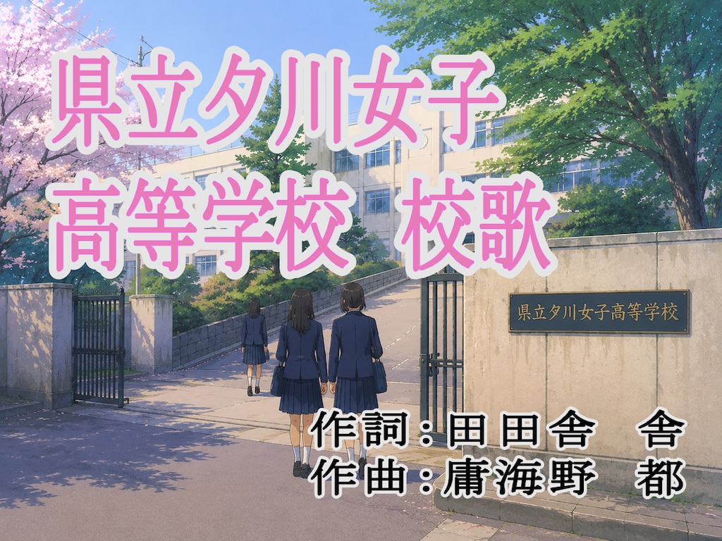 校歌斉唱！