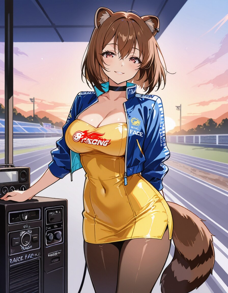 ラクーンなレースクイーン