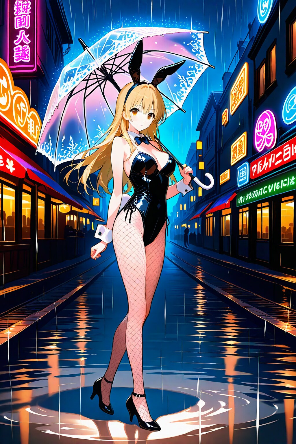 雨の日のバニーガール