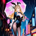 雨の日のバニーガール 11枚目