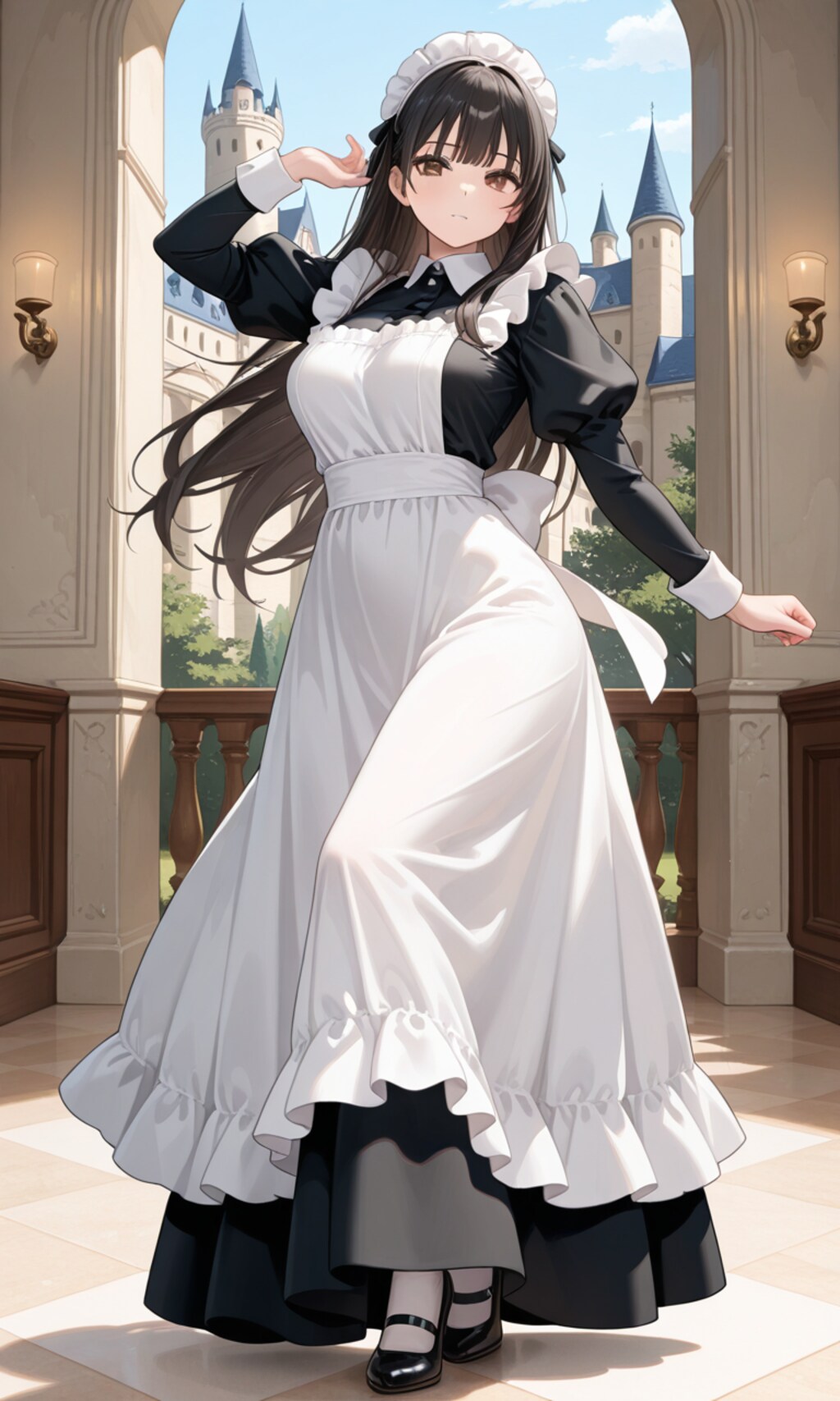 無表情謎ダンスのメイド