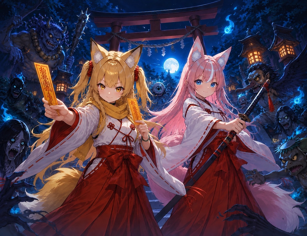 ミラさんと一緒に悪霊退治❗️✨️