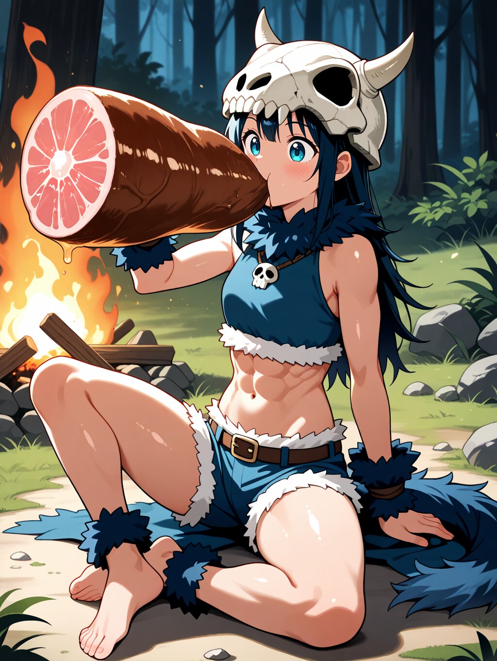 過酷な時代で生活する人類