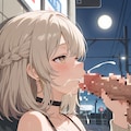🩵[ティア] 駅でふぇら 3枚目