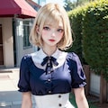 blonde-short hair 3枚目
