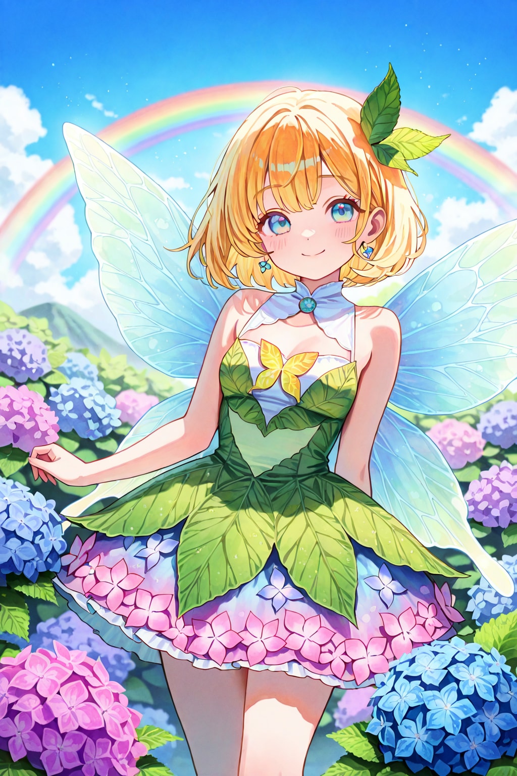 紫陽花の妖精。