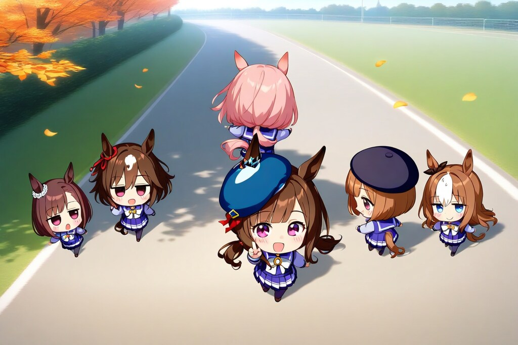 ウマちびちゃん。