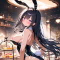くろいうさぎカフェおっぱい 2枚目
