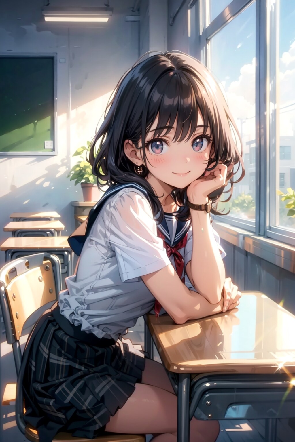じっと見つめてくる彼女 | の人気AIイラスト・グラビア
