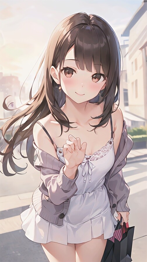 長い髪のお姉さん