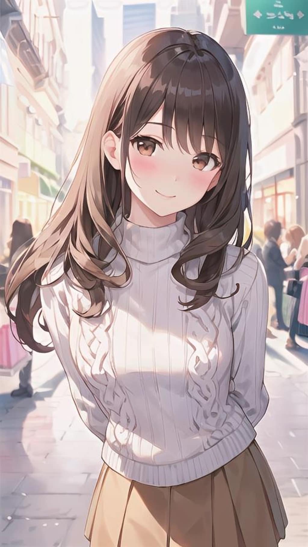 長い髪のお姉さん