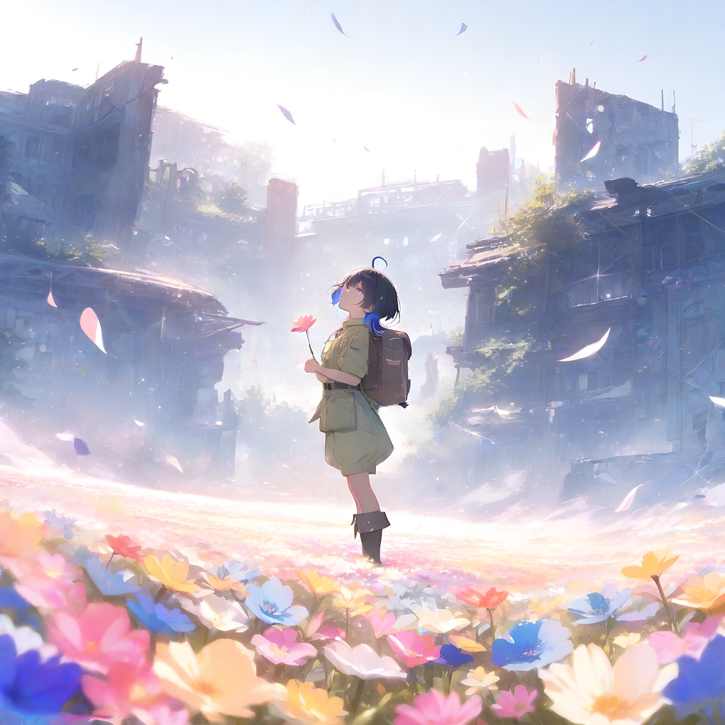 かつての都に花が咲く