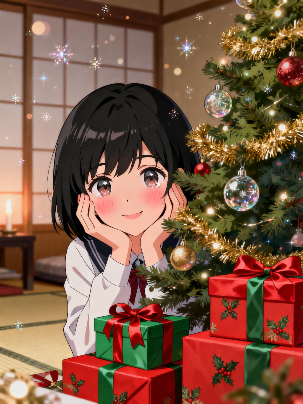 クリスマスツリー🎄ｘ少女