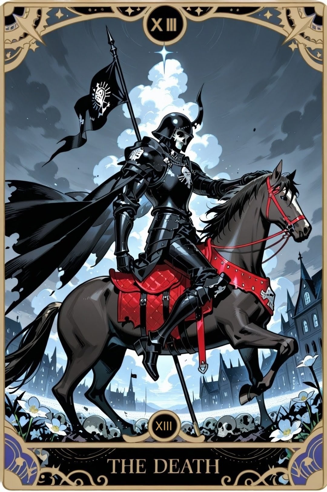 「１３:死神」のタロットカード | の人気AIイラスト・グラビア