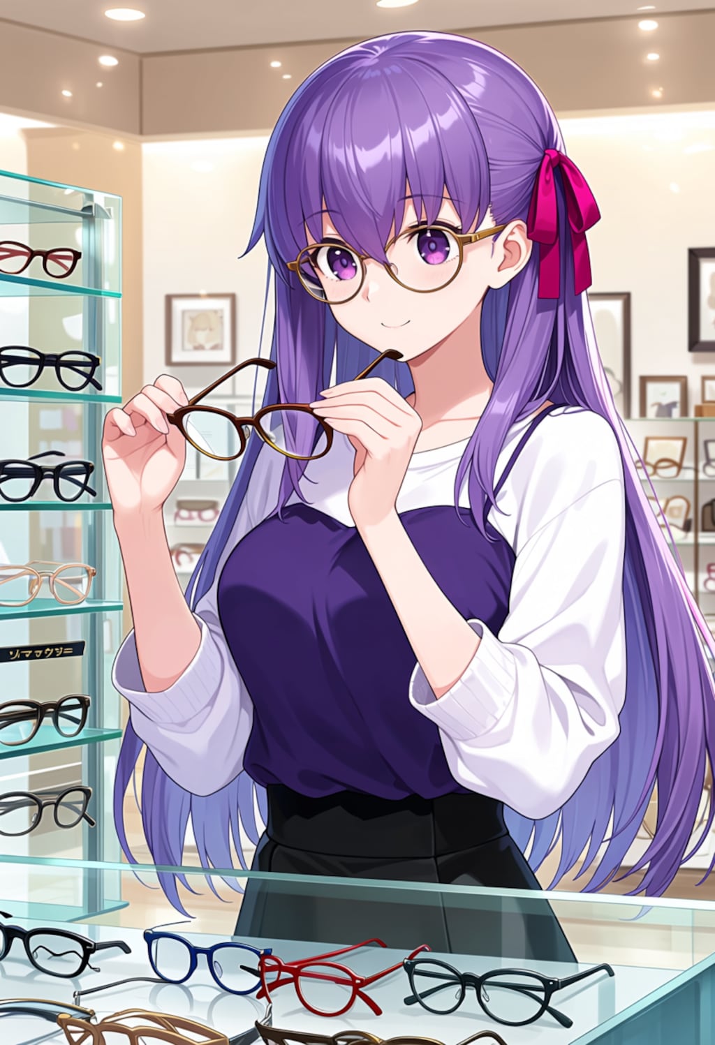 お気に入りのメガネ探し