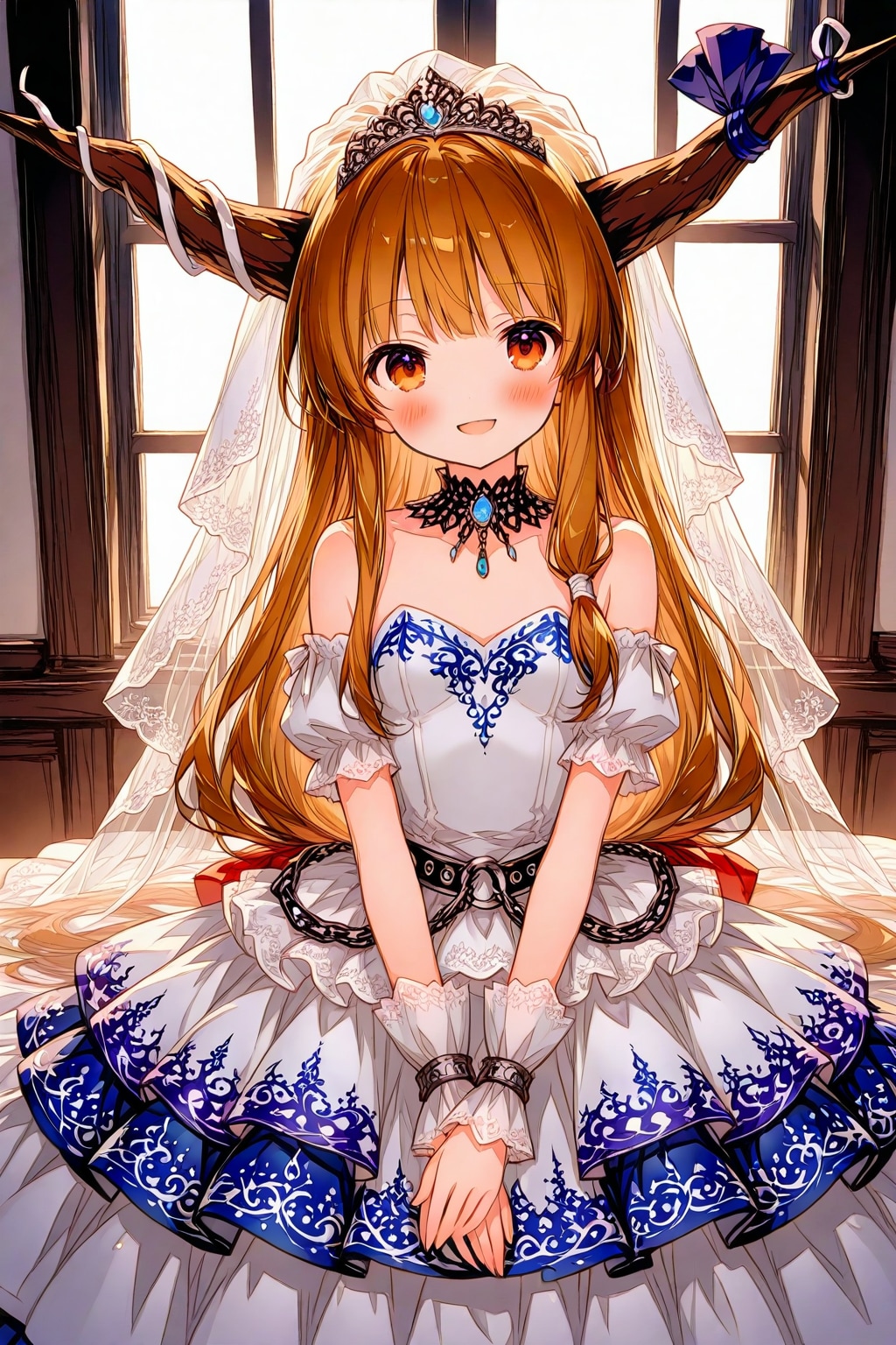 ウェディングドレスの萃香