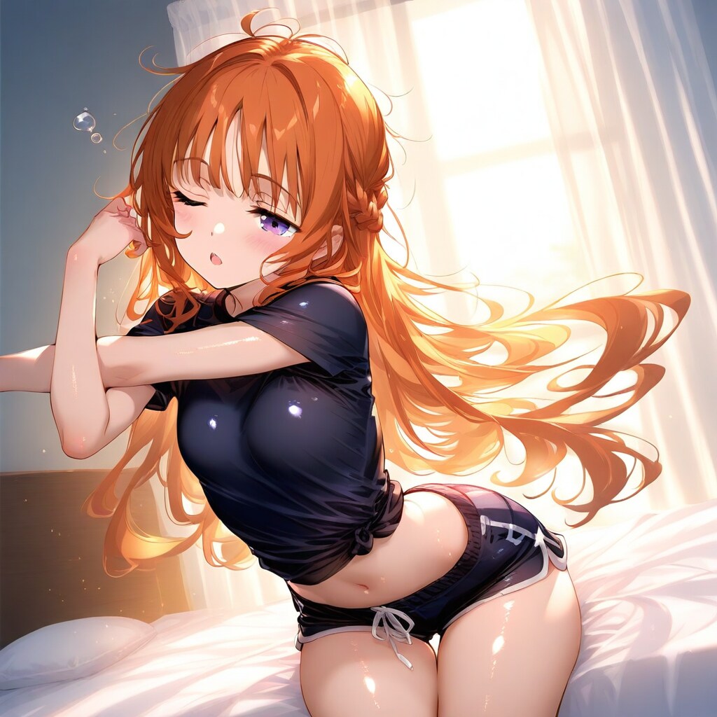 おはよ～...もう朝ぁ？
