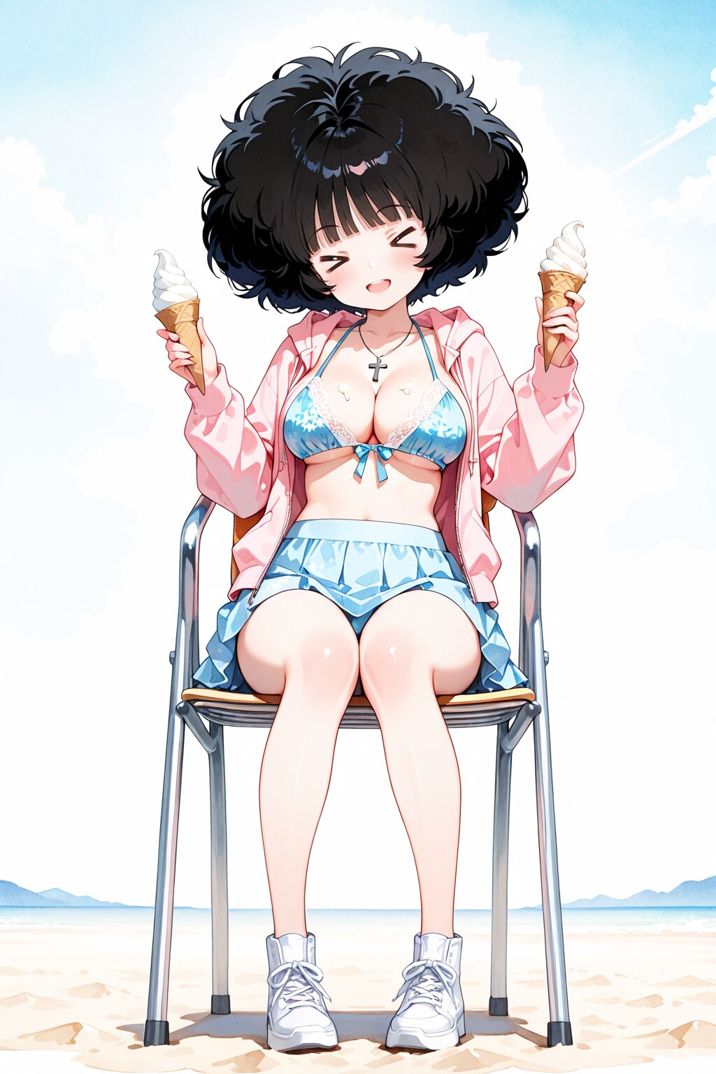 ソフトクリーム貰った♪