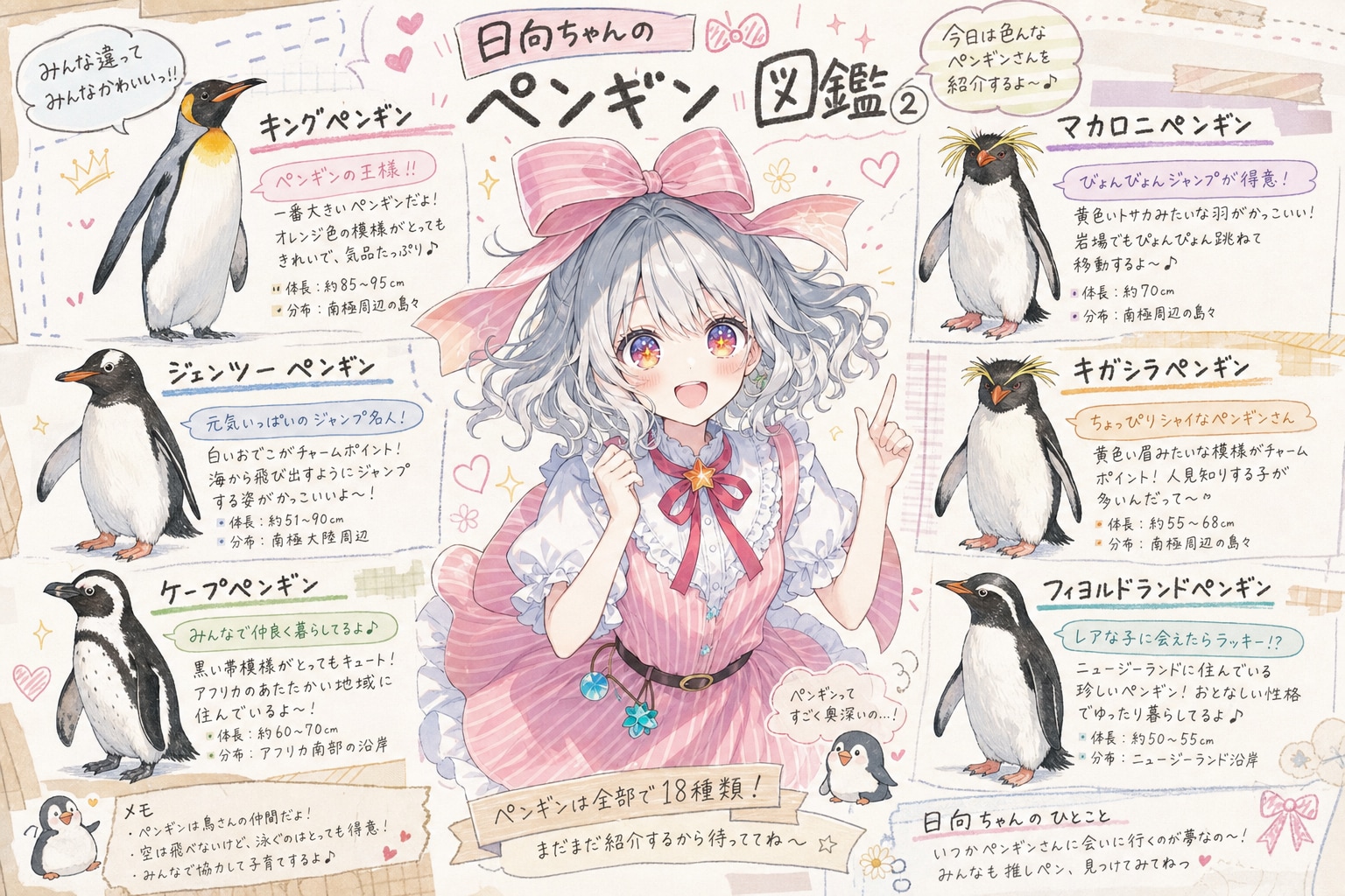 日向ちゃんのペンギン図鑑②
