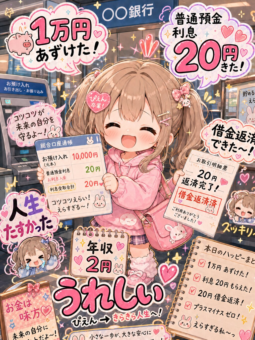 年収の10倍の借金を返済した女の子