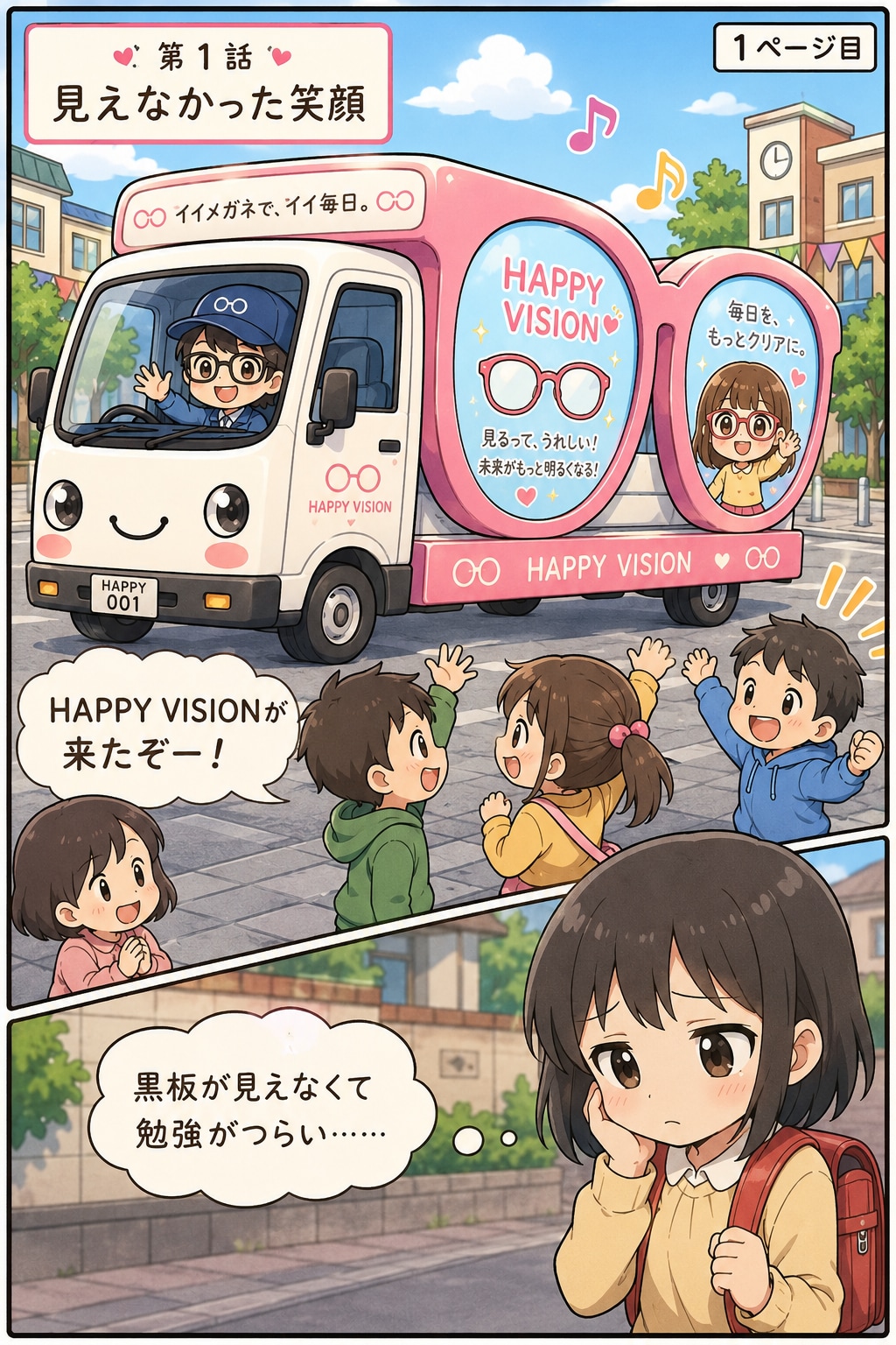 世界を笑顔に「HAPPY VISION」 | の人気AIイラスト・グラビア