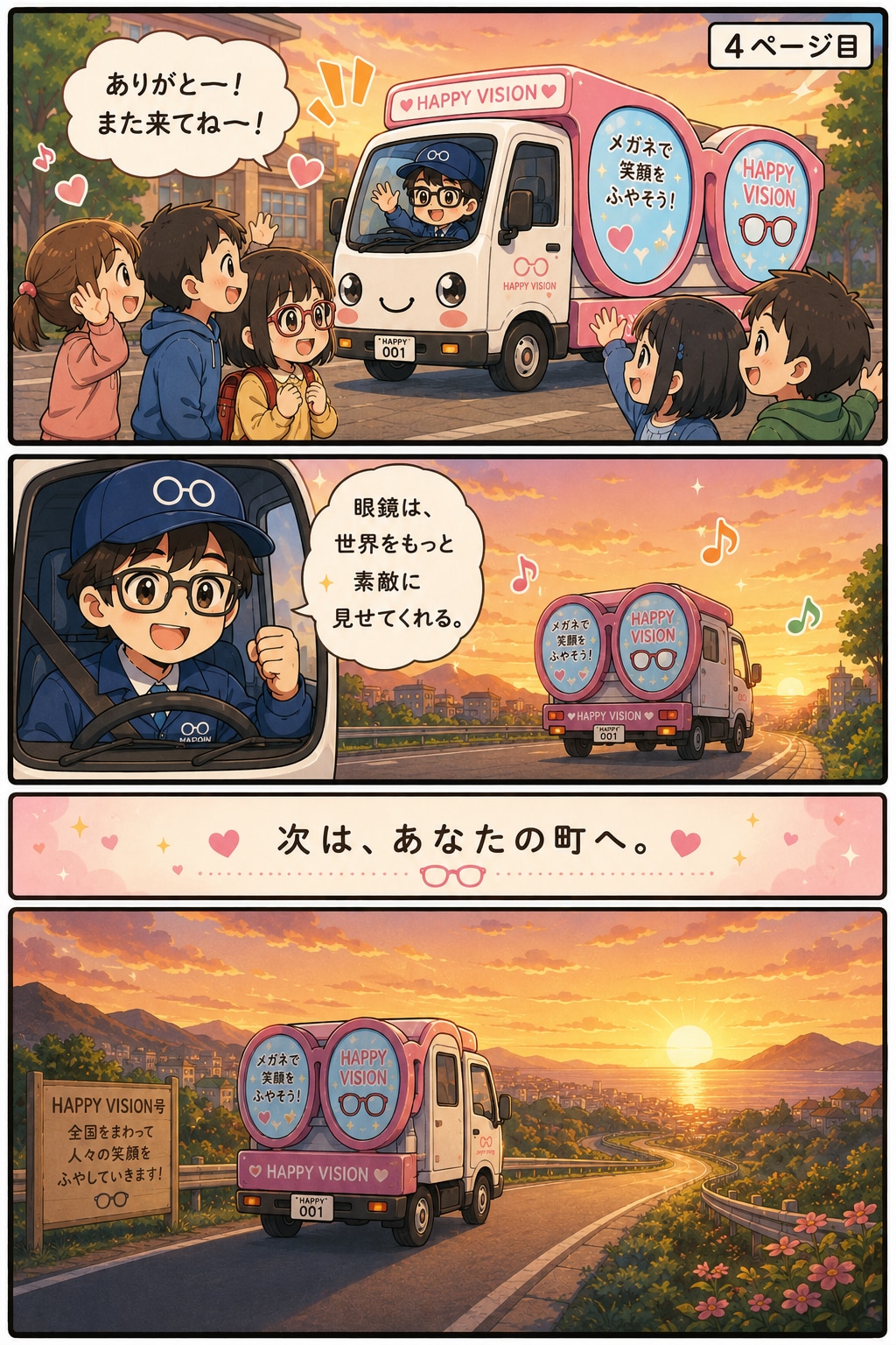 世界を笑顔に「HAPPY VISION」